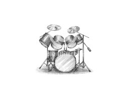 drum set art